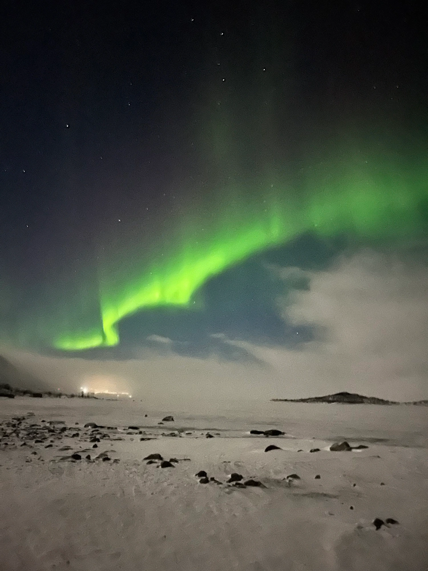 Slow traveling to Abisko auroras